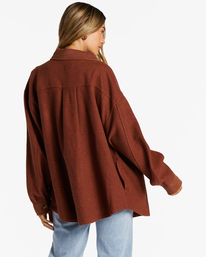 3 Any Time - Overshirt for Women Brown ABJFT00350 Billabong
