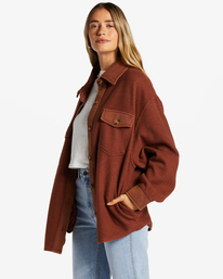 4 Any Time - Overshirt for Women Brown ABJFT00350 Billabong