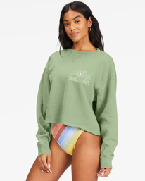 1 Take It Easy Crewneck Sweatshirt Blue ABJFT00352 Billabong
