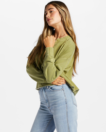 1 Keep Talking Sweatshirt Green ABJFT00353 Billabong