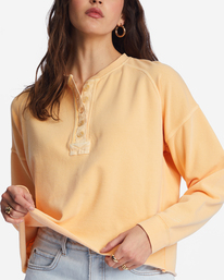 3 Keep Talking Sweatshirt Orange ABJFT00353 Billabong