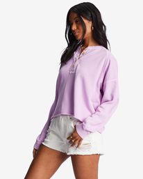 1 Keep Talking Sweatshirt Purple ABJFT00353 Billabong