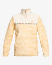 5 Boundary Lite Mock Neck Sweatshirt Brown ABJFT00361 Billabong
