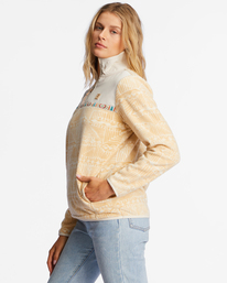 2 Boundary Lite Mock Neck Sweatshirt Brown ABJFT00361 Billabong