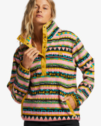 3 Switchback Lite Mock Neck Fleece Multicolor ABJFT00376 Billabong
