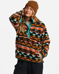 Switchback - Mock Neck Fleece for Women  ABJFT00410
