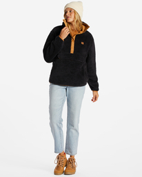 1 Switchback - Mock Neck Fleece for Women Black ABJFT00410 Billabong