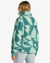 3 Switchback Mock Neck Fleece Green ABJFT00410 Billabong