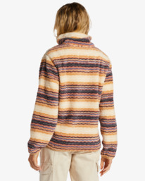 2 Switchback - Fleecejacke mit Stehkragen für Frauen Beige ABJFT00410 Billabong