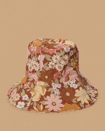 1 Salty Blonde Far Out Bucket Hat Grey ABJHA00111 Billabong