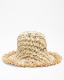 4 Shoreline Straw Bucket Hat Beige ABJHA00156 Billabong