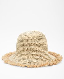 3 Shoreline Straw Bucket Hat Beige ABJHA00156 Billabong
