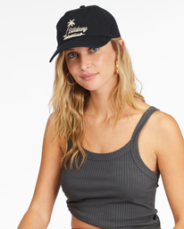 2 Dad Cap Strapback Hat Black ABJHA00196 Billabong
