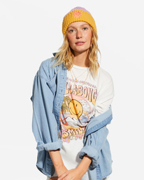 billabong, Billabong x Smiley Beanie, BRIGHTER DAYS (ygk0) Billabong x Smiley - Beanie for Women ABJHA00223