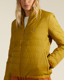 3 A/Div Transport Lite Zip-Up Jacket Green ABJJK00166 Billabong