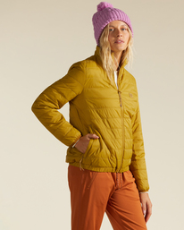 1 A/Div Transport Lite Zip-Up Jacket Green ABJJK00166 Billabong