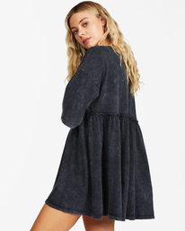 1 Still Dreaming Babydoll T-Shirt Dress Black ABJKD00164 Billabong
