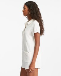 1 Roam Around Knit Romper White ABJKD00177 Billabong