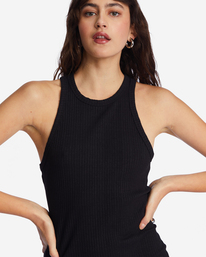 3 Tomboy Tank Midi Dress Black ABJKD00178 Billabong