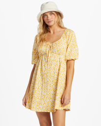 0 Daisy Wave Dress Orange ABJKD00226 Billabong