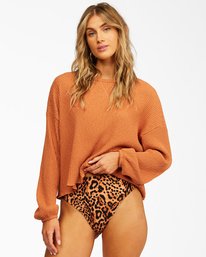 0 Come Through Top Brown ABJKT00172 Billabong