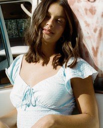 0 Secret Spot Knit Top White ABJKT00196 Billabong