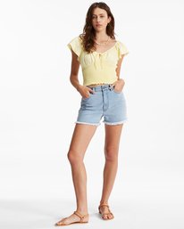 1 Secret Spot Knit Top Yellow ABJKT00196 Billabong