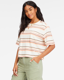 3 Beach Street Pocket T-Shirt Orange ABJKT00234 Billabong