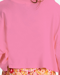 5 Beach Boyfriend Long Sleeve Crop Top Pink ABJKT00282 Billabong