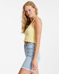 2 Notch Tank Ribbed Tank Top Yellow ABJKT00304 Billabong