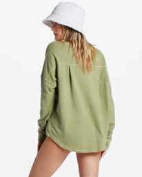 2 New Anyday Henley Top Green ABJKT00307 Billabong