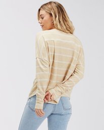 2 New Anyday Henley Top Brown ABJKT00307 Billabong