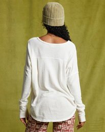 billabong, New Anyday Henley Top, SALT CRYSTAL (scs) NEW ANYDAY ABJKT00307
