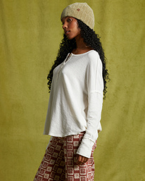 1 New Anyday Henley Top White ABJKT00307 Billabong