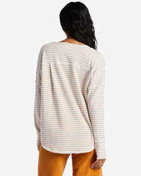 3 New Anyday Henley Top White ABJKT00307 Billabong
