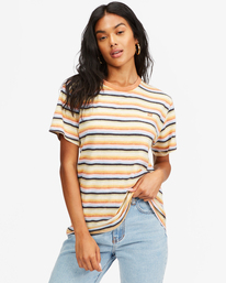 billabong, Take A Trip Striped T-Shirt, MULTICO (mtc) TAKE A TRIP ABJKT00310