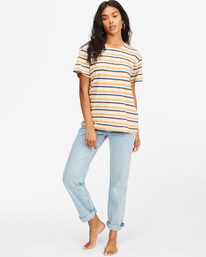 1 Take A Trip Striped T-Shirt Grey ABJKT00310 Billabong