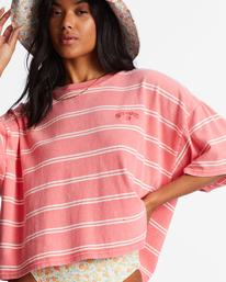 4 Feeling Free Boxy T-Shirt Pink ABJKT00340 Billabong
