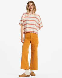 2 Feeling Free - T-shirt Boxy pour Femme Rouge ABJKT00340 Billabong