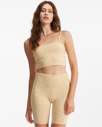 billabong, Little Shores Knit Cami Tank Top, LIGHT SUNSET GOLD (tjq0) LITTLE SHORES ABJKT00342