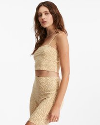 3 Little Shores Knit Cami Tank Top Beige ABJKT00342 Billabong