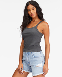 3 The Baby Knit Tank Top Black ABJKT00343 Billabong