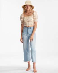 1 Coastal Sands Knit Top White ABJKT00349 Billabong