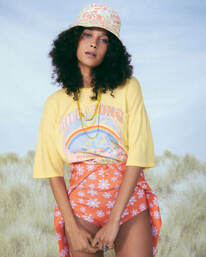 0 Wrangler Boyfriend Tee Oversized T-Shirt  ABJKT00359 Billabong