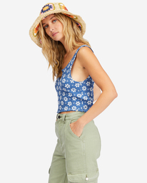 3 Notch Knit Tank Top Blue ABJKT00383 Billabong