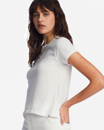 5 Better Then Basic Short Sleeve T-Shirt White ABJKT00396 Billabong