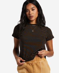 3 Better Than Basic - T-Shirt for Women Noir ABJKT00435 Billabong