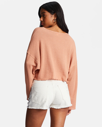 3 Come Again Cozy Lounge Top Brown ABJKT00436 Billabong