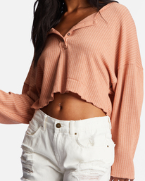 5 Come Again Cozy Lounge Top Brown ABJKT00436 Billabong