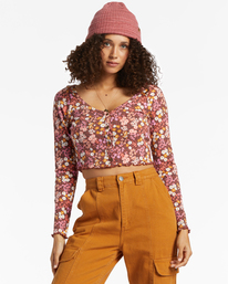 Falling In Love - V Neck Top for Women  ABJKT00504